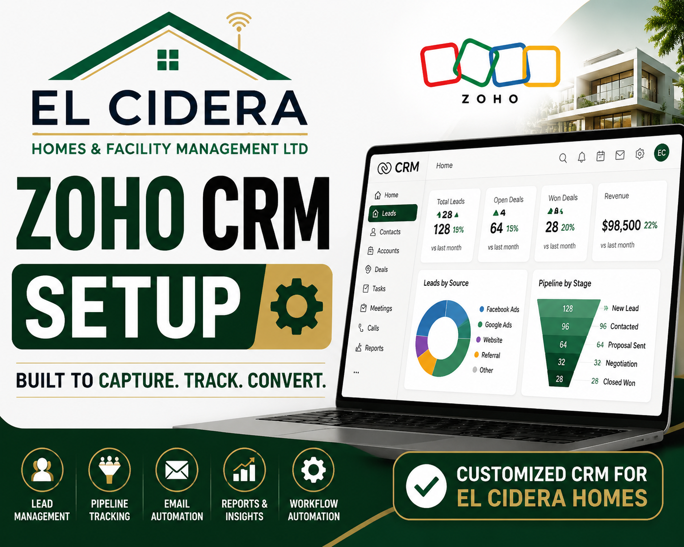 El Cidera Homes — Zoho CRM Setup